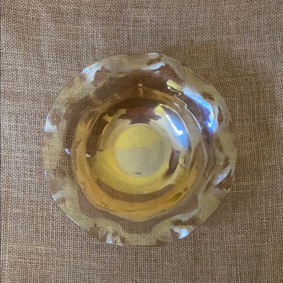 Vintage Colored Depression Glass Bowl